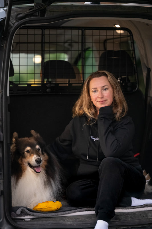 Hundifiziert Hoodie schwarz