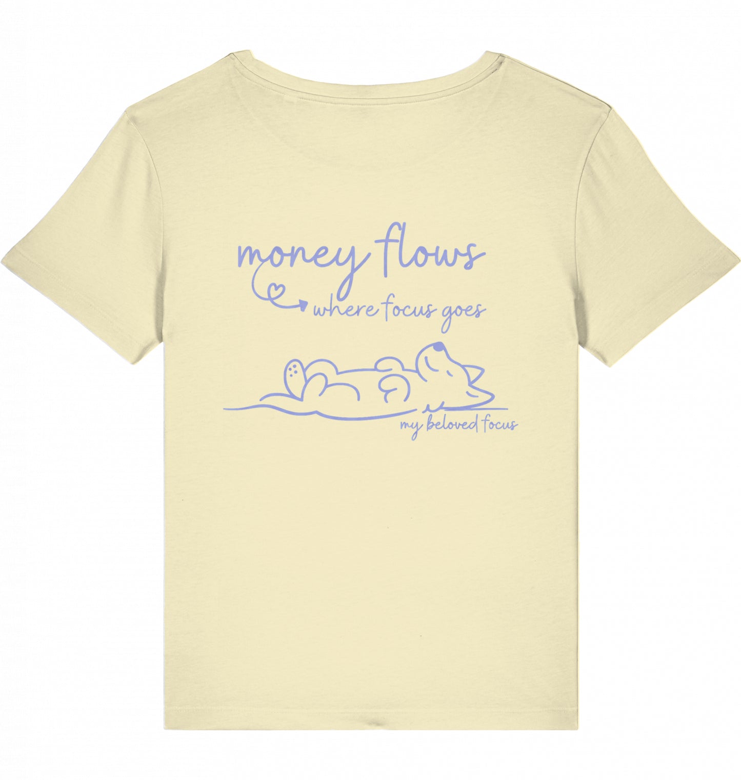 Hundifiziert Statement Shirt hellgelb