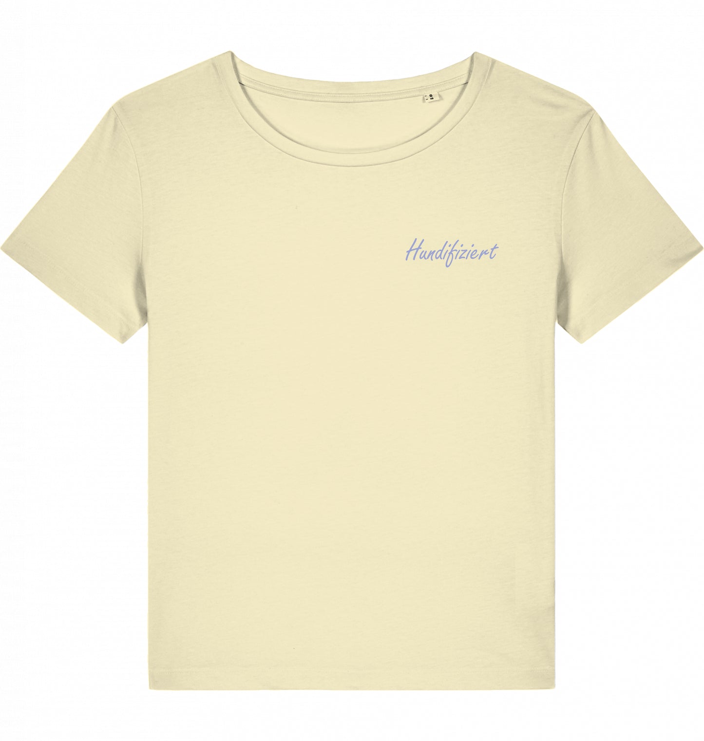 Hundifiziert Statement Shirt hellgelb